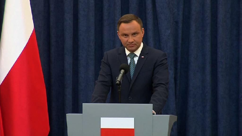 波蘭總統簽署一項司法改革法案