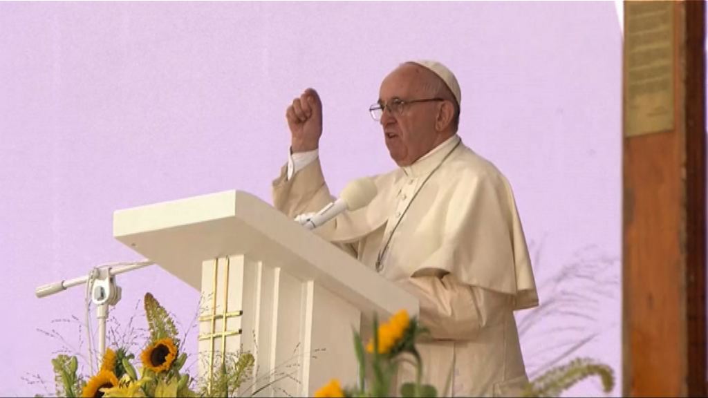 教宗籲各國青年多包容接受難民