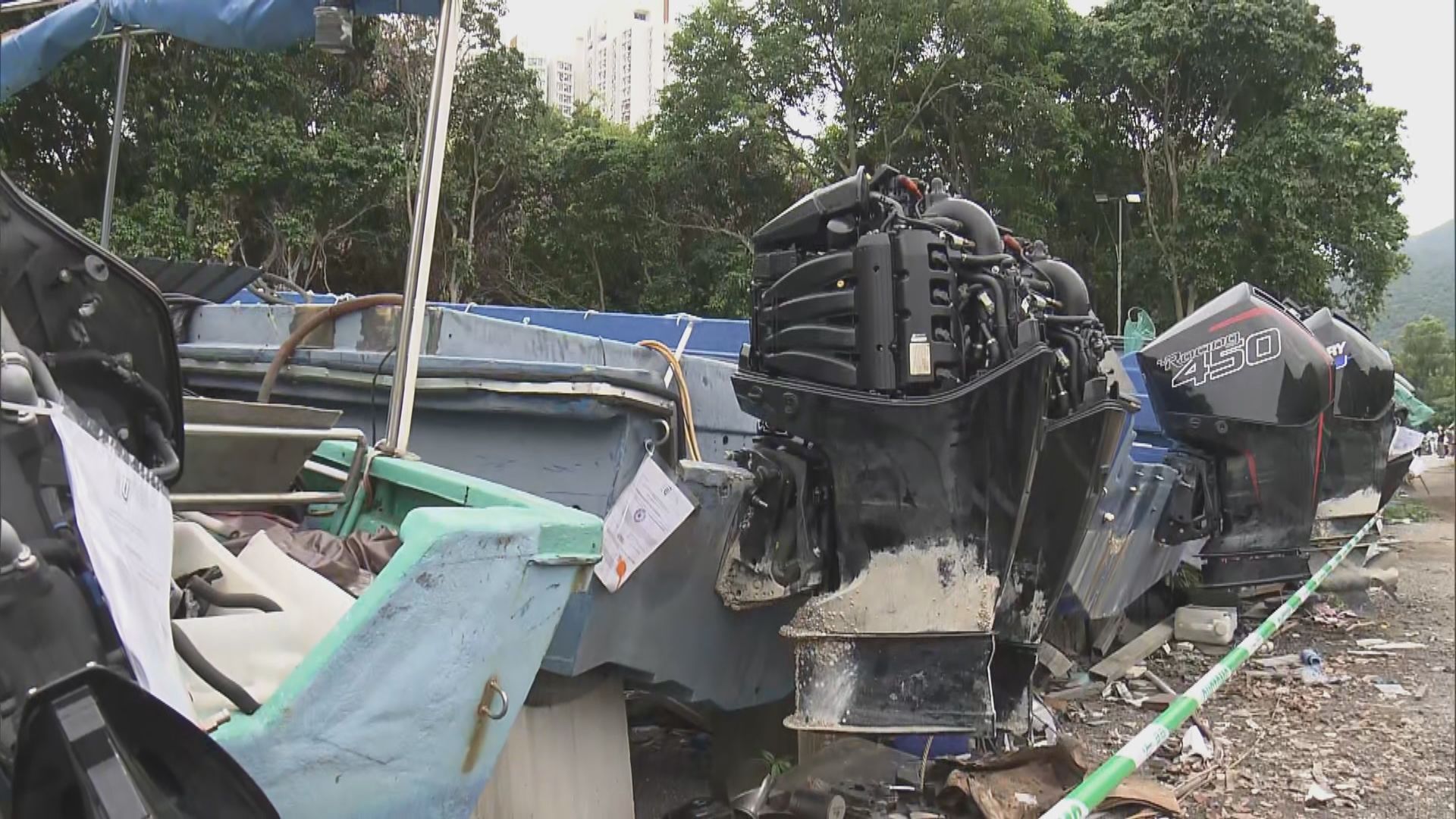 警方海關大嶼山打擊海上走私　扣查39艘非法改裝快艇