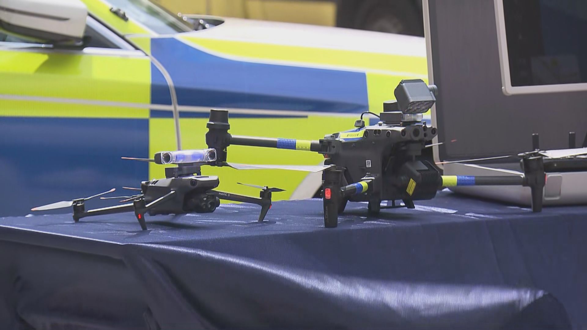 警方利用無人機打擊危駕拘10人
