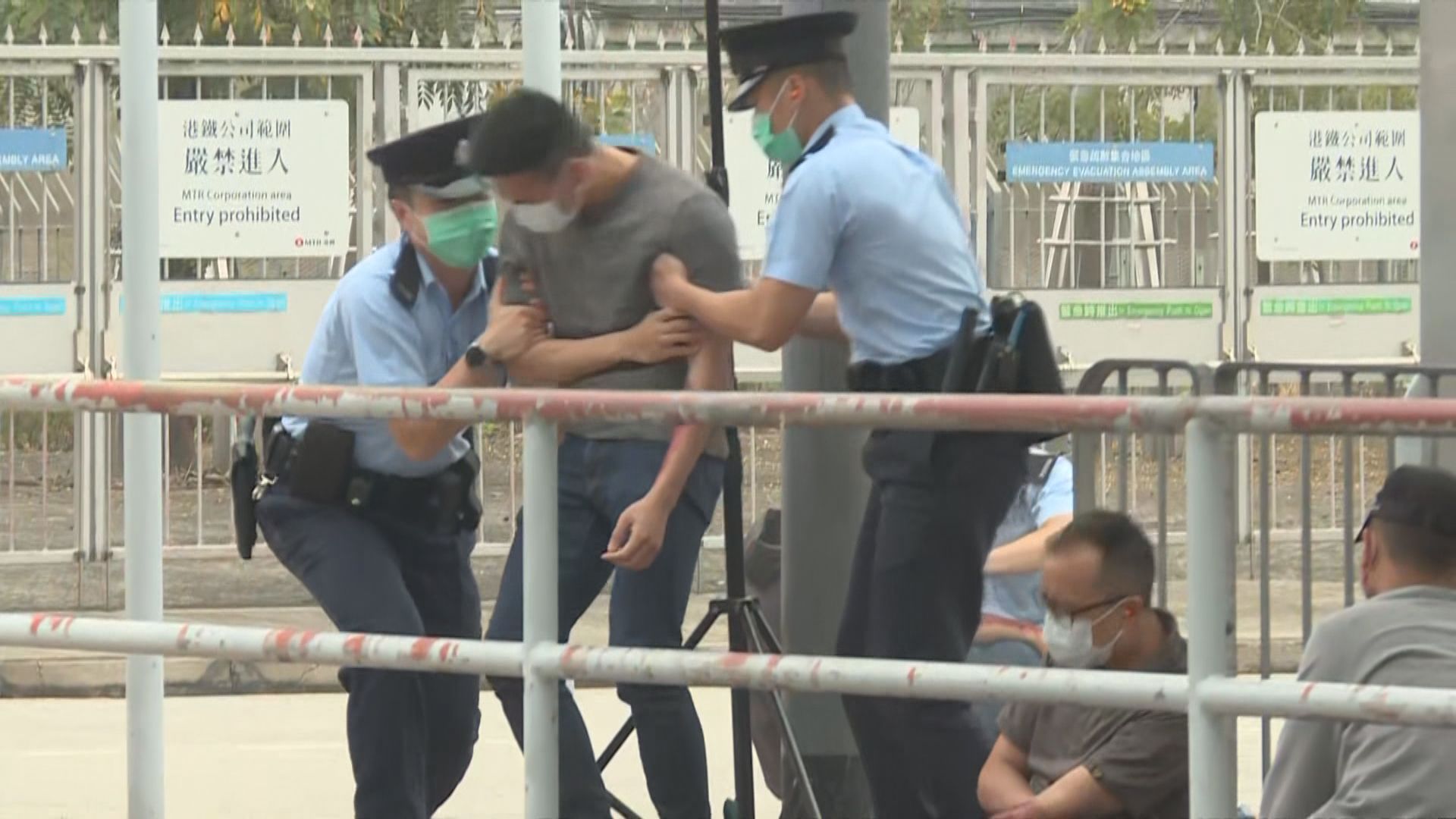 警方跨部門反恐演習模擬管制站炸彈爆炸