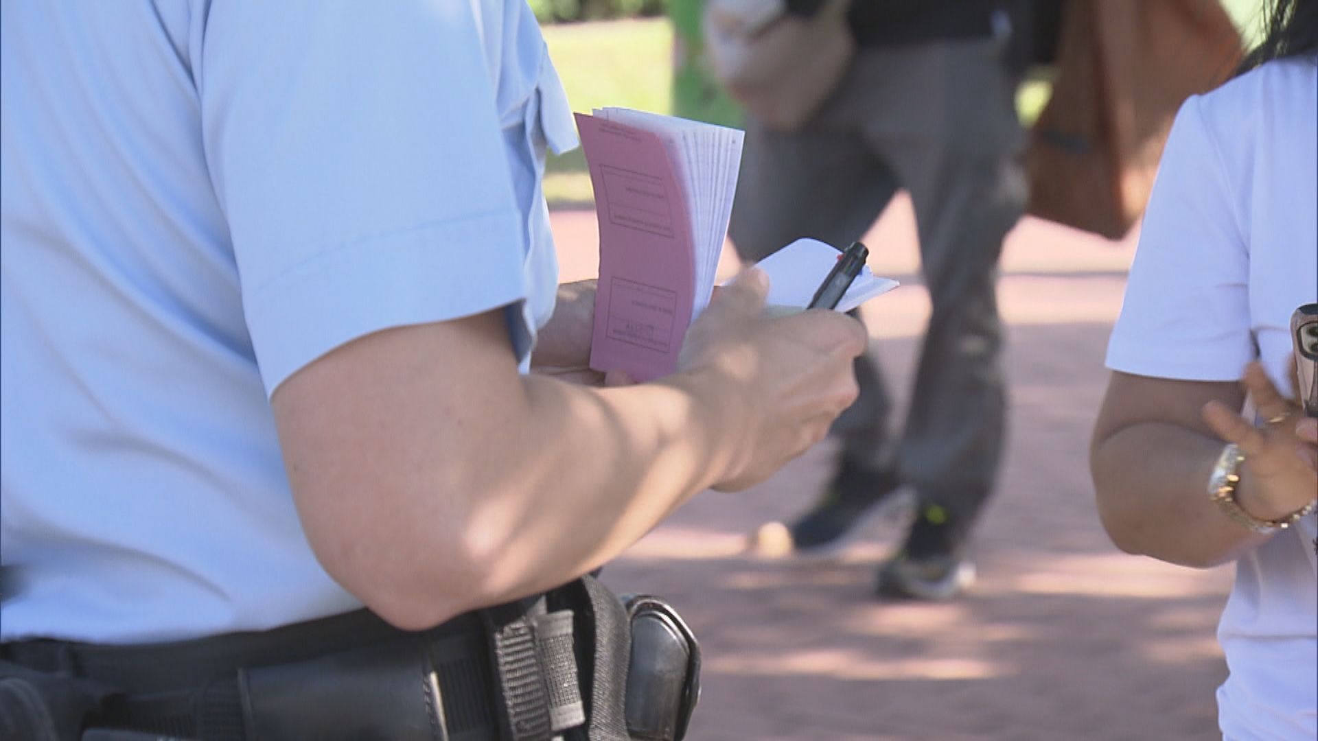 執法部門巡查　共發出43張定額告票