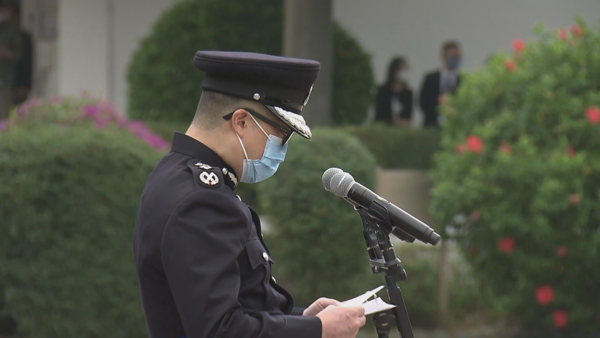 警隊舉行結業會操　鄧炳強籲學員智者不惑