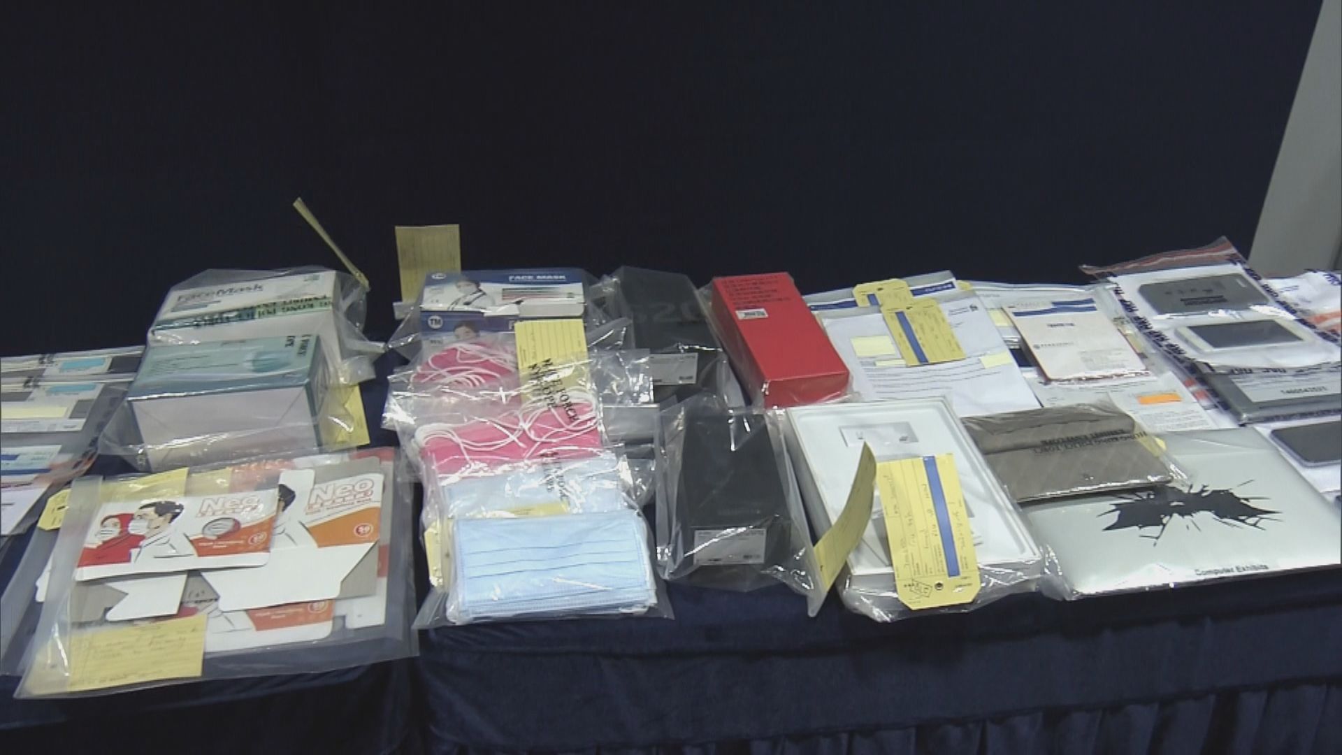 警方破逾百宗口罩騙案涉逾三百萬元拘31人