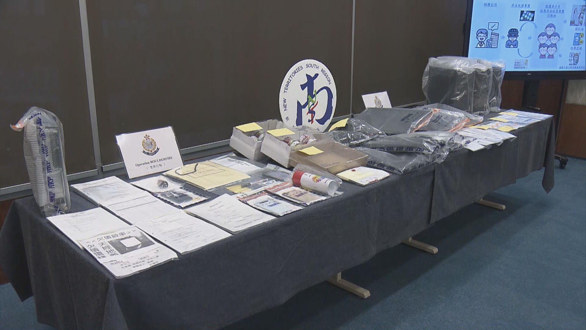 警方打擊非法收債活動拘十八人