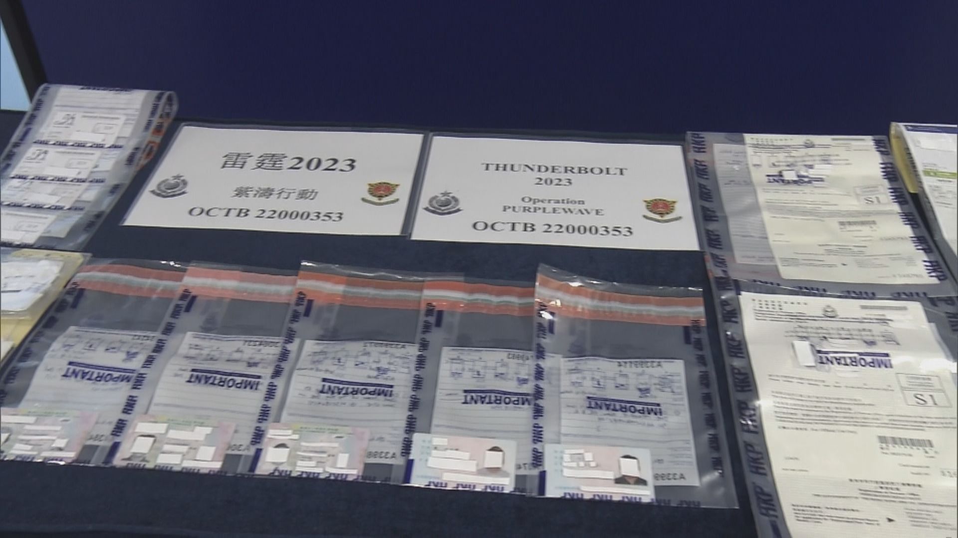 警方與內地採取聯合行動 14人涉偽造證件被捕