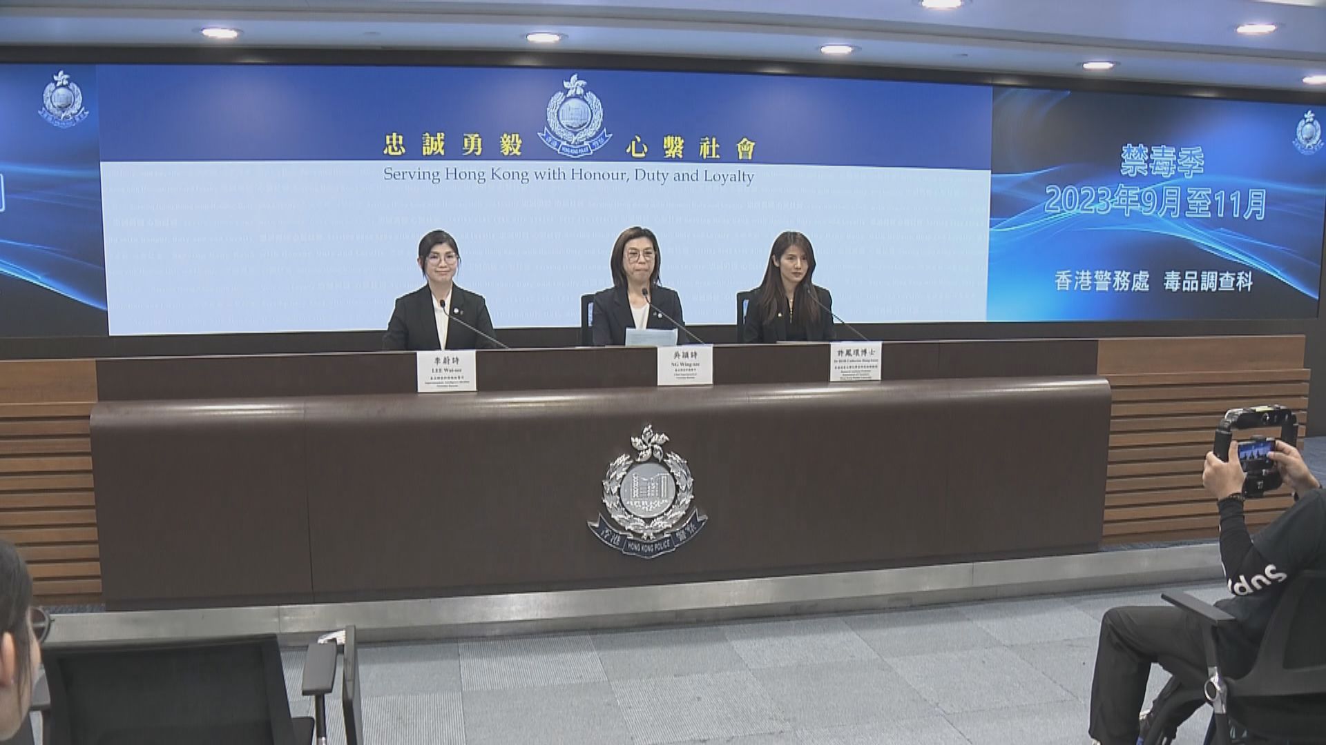 今年首8個月錄約1700宗毒案 較去年跌逾一成