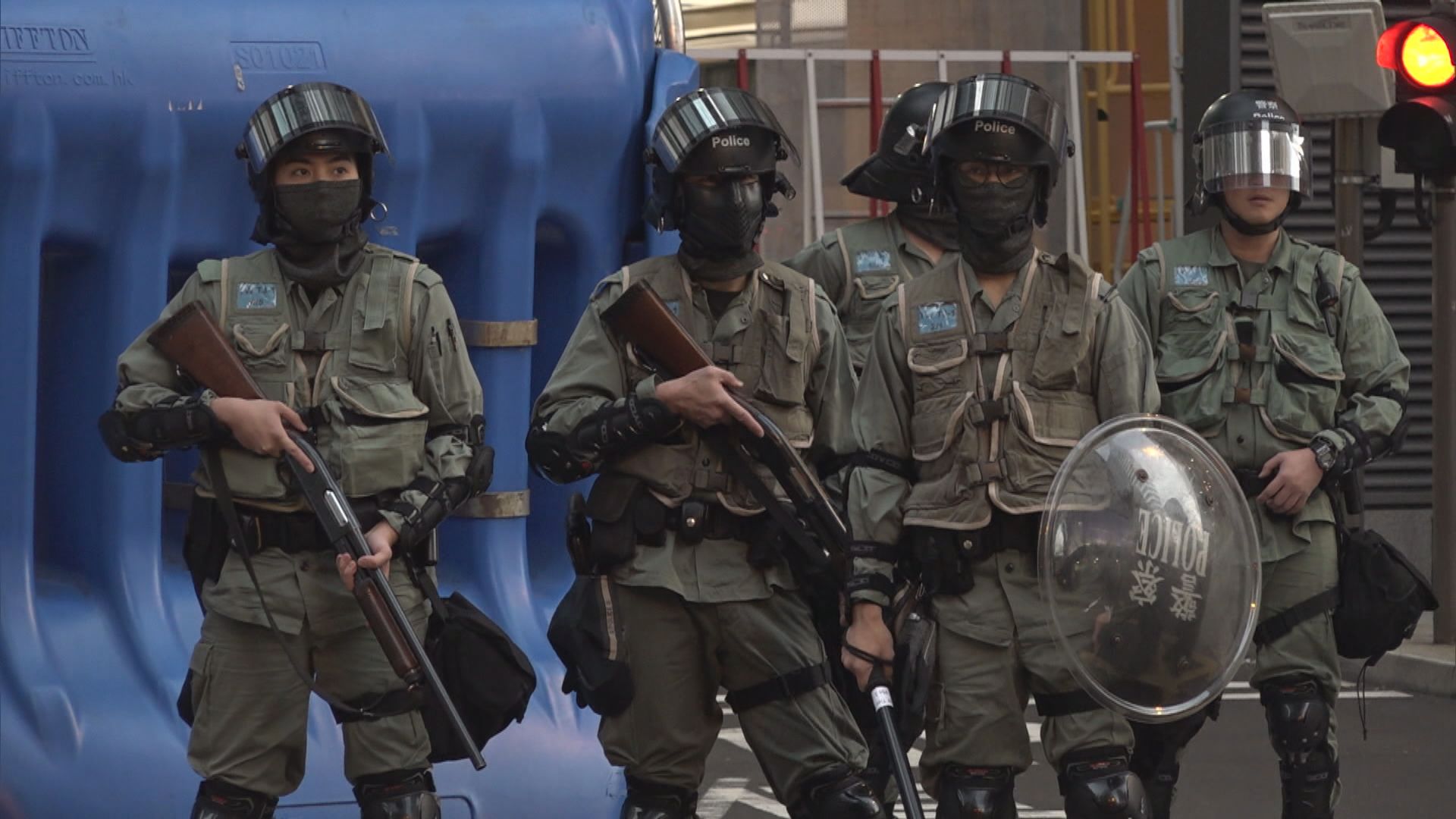 警方總區應變大隊部分人員周日返回所屬警區