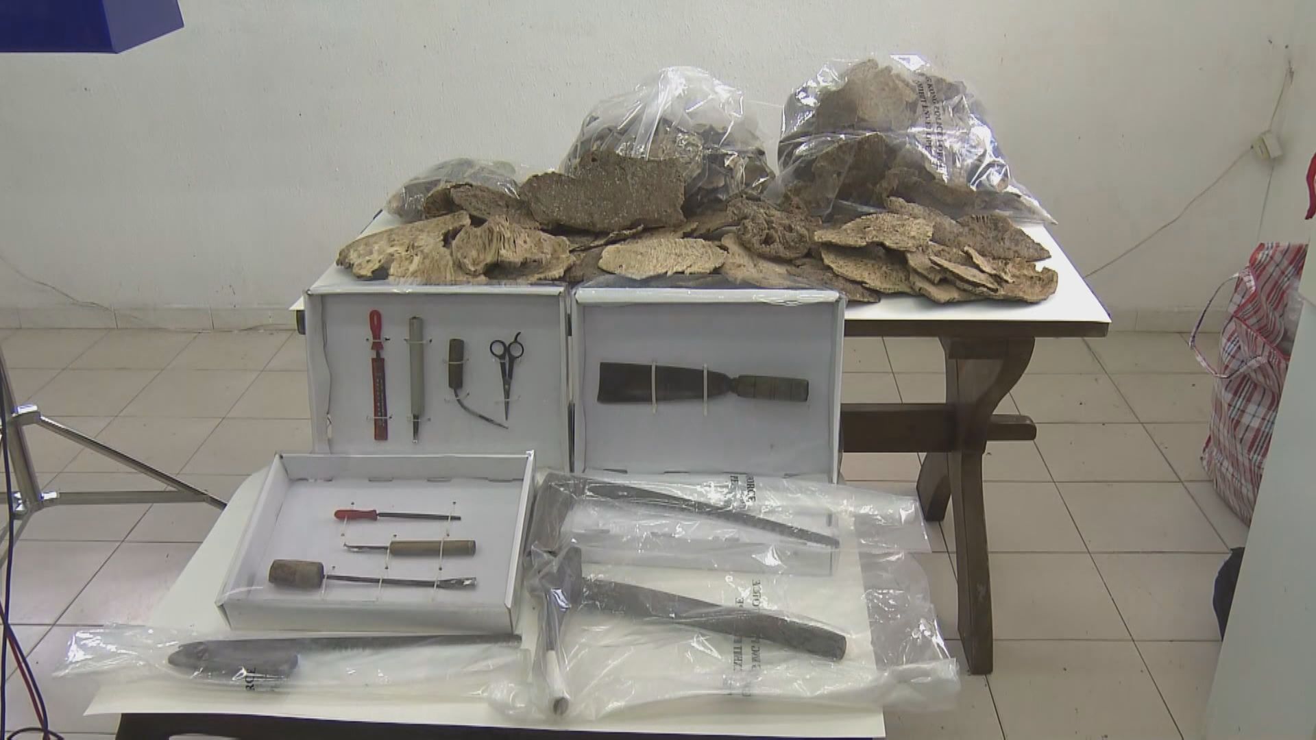 警方檢獲八公斤沉香製成品　市值約60萬元