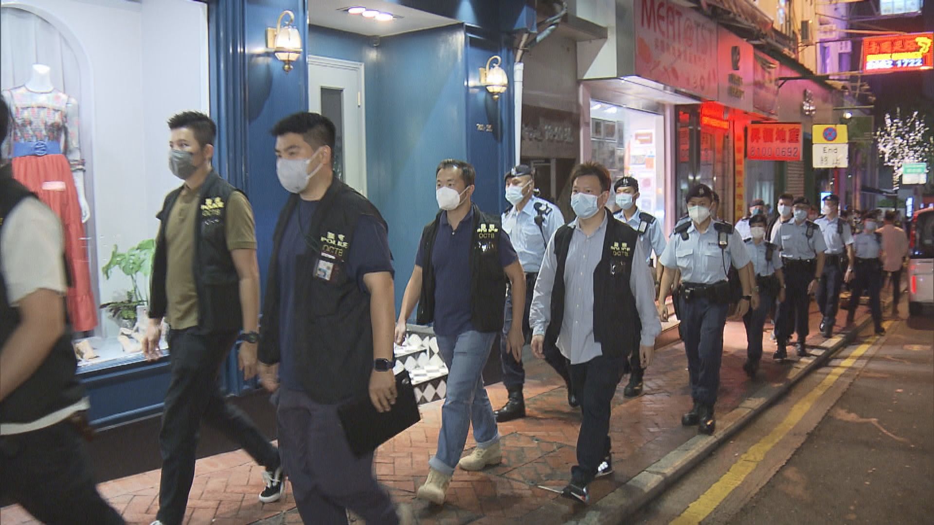 警方連續兩日進行反罪惡行動查娛樂場所拘兩人