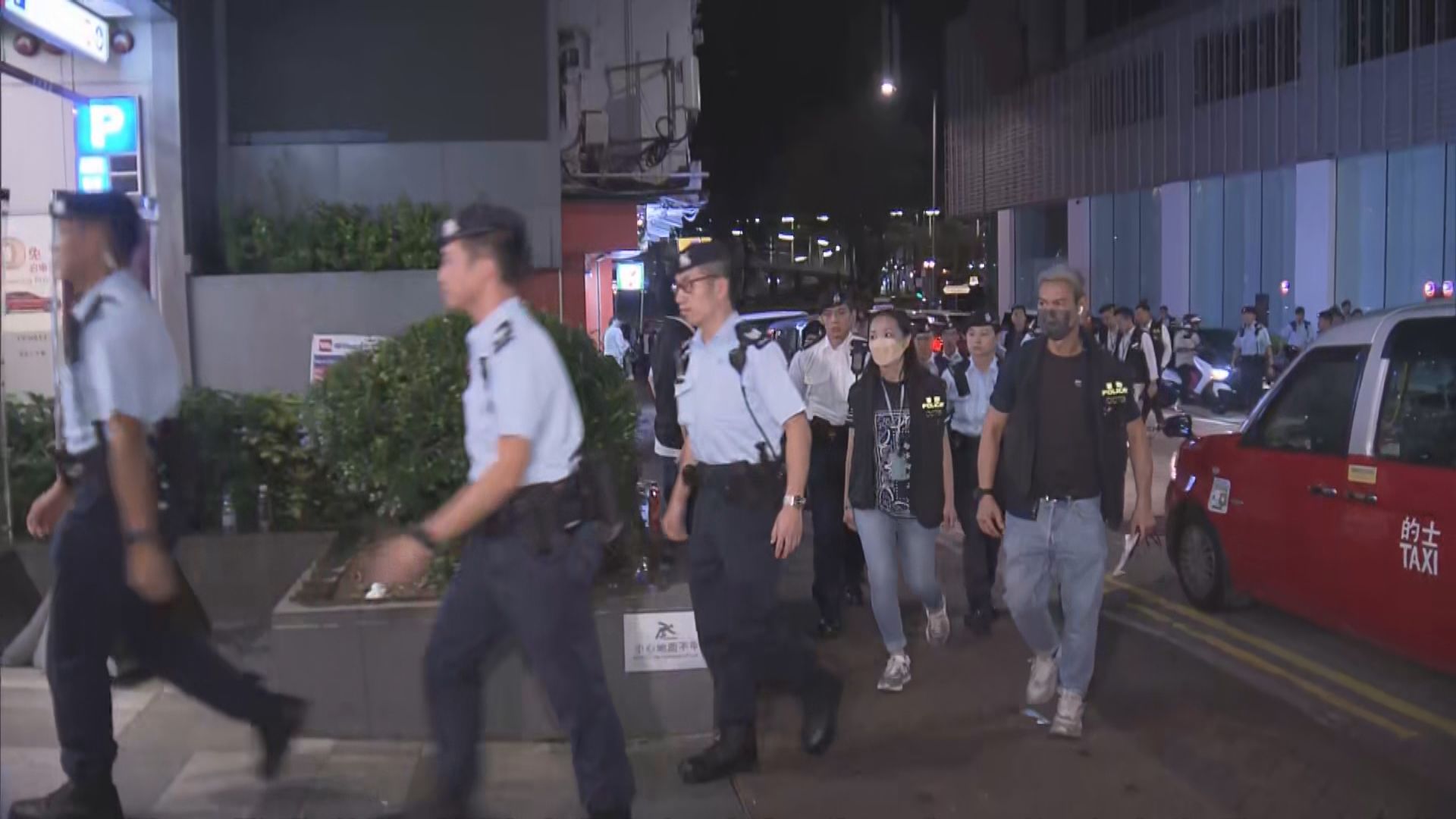 警方尖沙咀反罪惡搜查娛樂場所