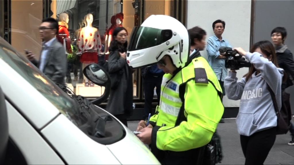 警方周五起一星期直接票控違例泊車