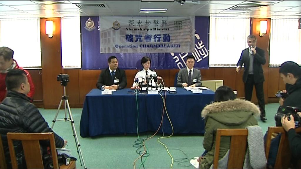 警方深水埗反罪案行動拘61人