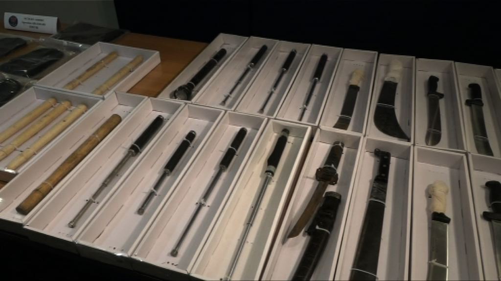 警方反三合會行動拘五十人