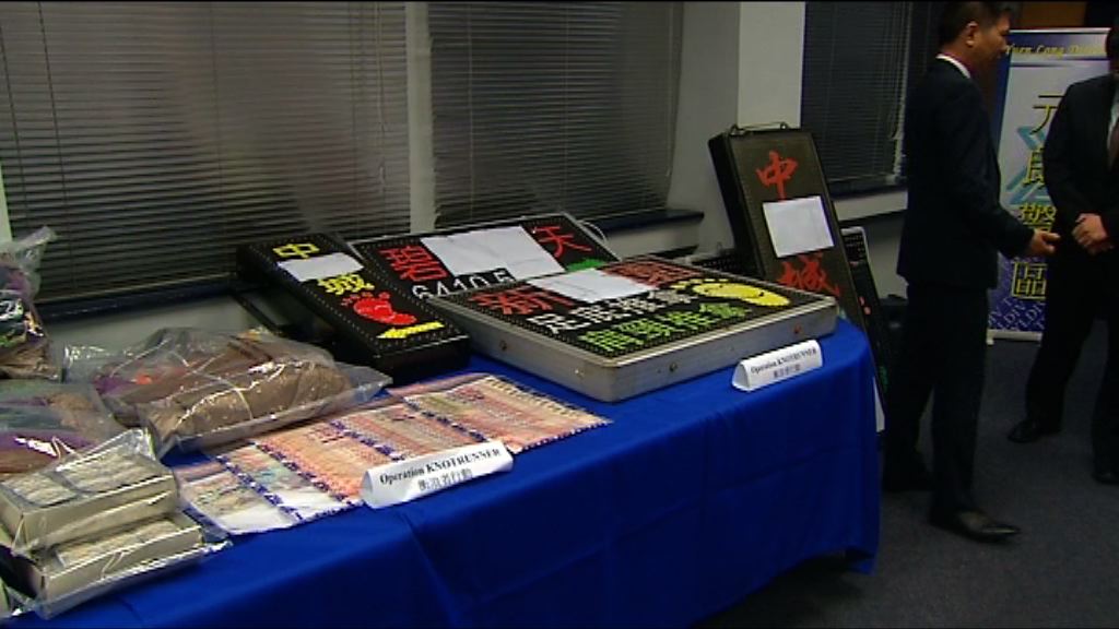 警方元朗掃黃行動拘逾百人