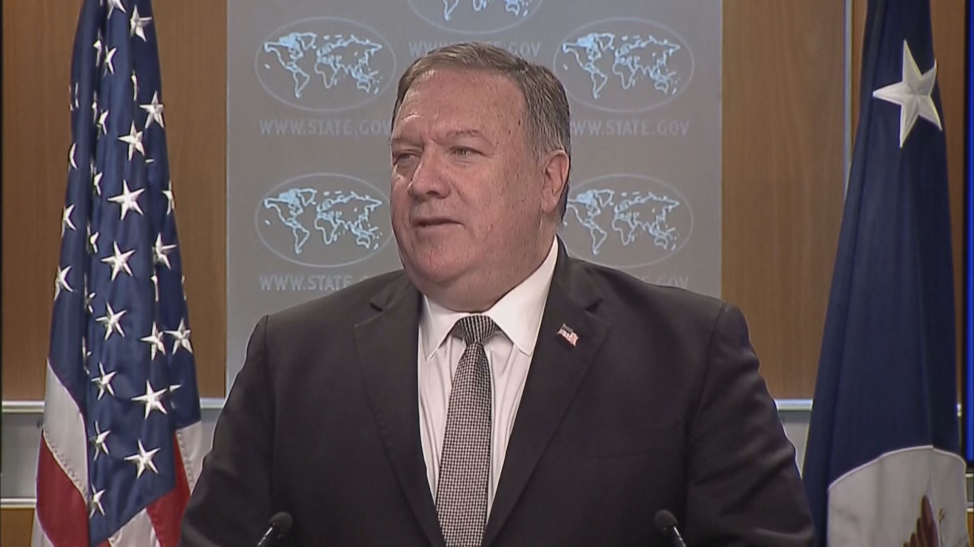 蓬佩奧批評北京「50年不變」的承諾是空頭支票