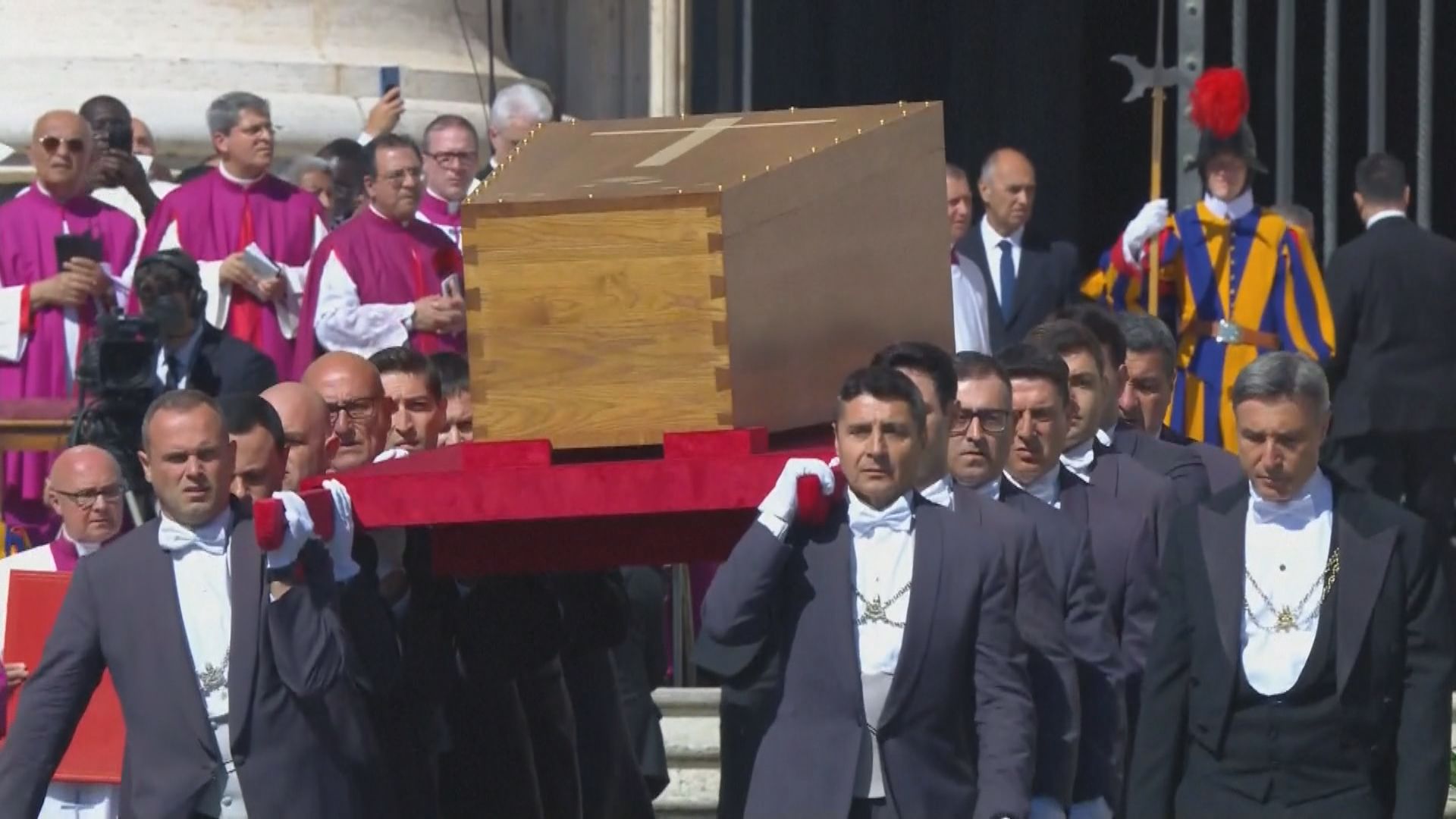 梵蒂岡為教宗方濟各舉行殯葬彌撒