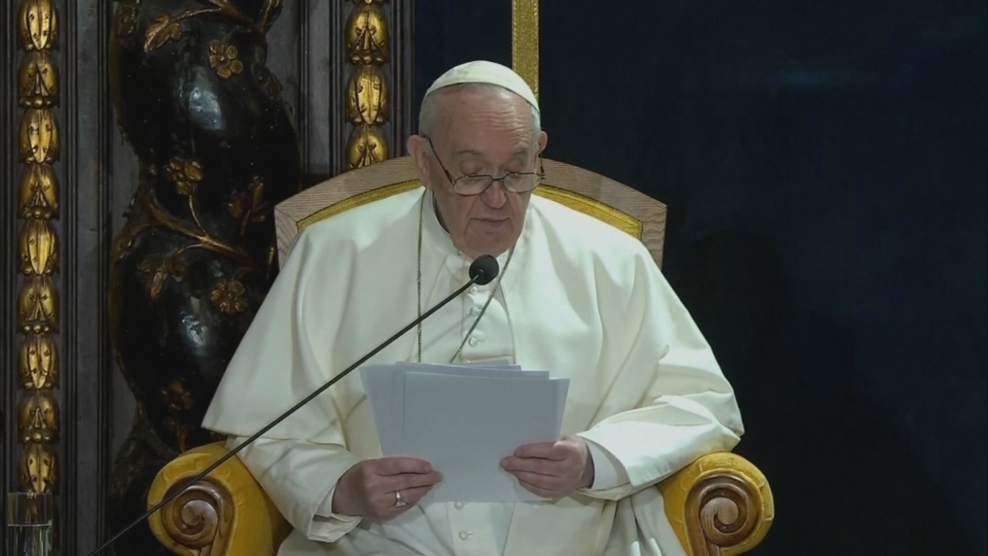 教宗方濟各不點名批評普京入侵烏克蘭