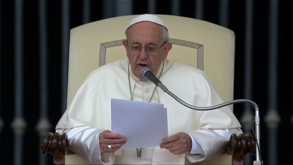 教宗方濟各促請中國教徒和解