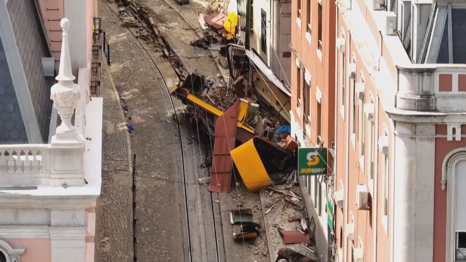 調查人員確認鋼索斷裂致里斯本登山纜車出軌