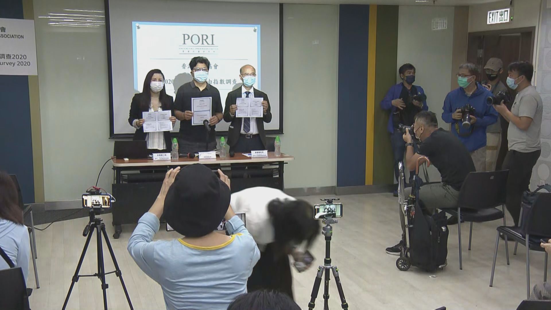 記協調查顯示新聞從業員對新聞自由評分創新低