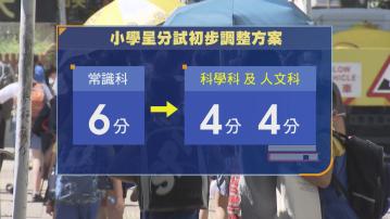 消息：教育局擬調整小學呈分試科目分數比重 加入體育科