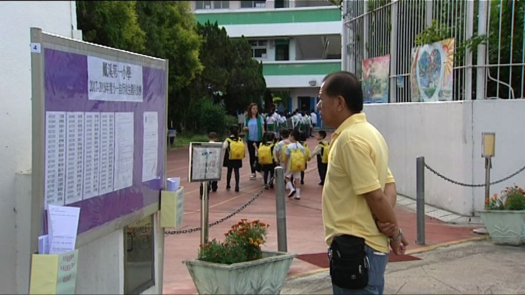 小一自行分配學位結果今公布