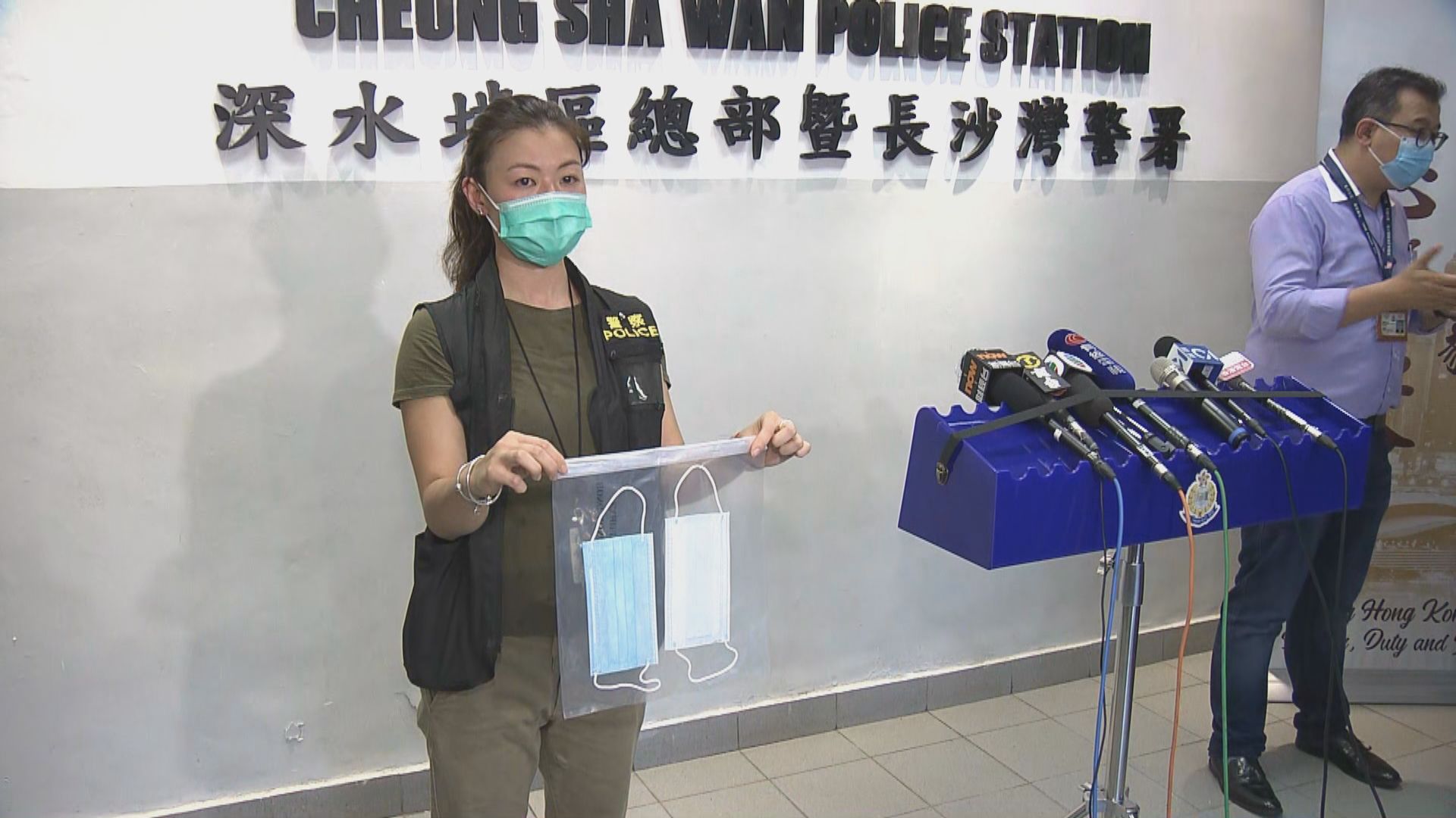 警方拘三男包括一名區議員　涉偷運懲教署派發的口罩