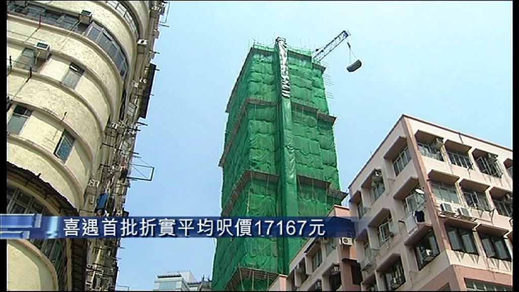 【主打一房】喜遇首批折實平均呎價逾1.7萬