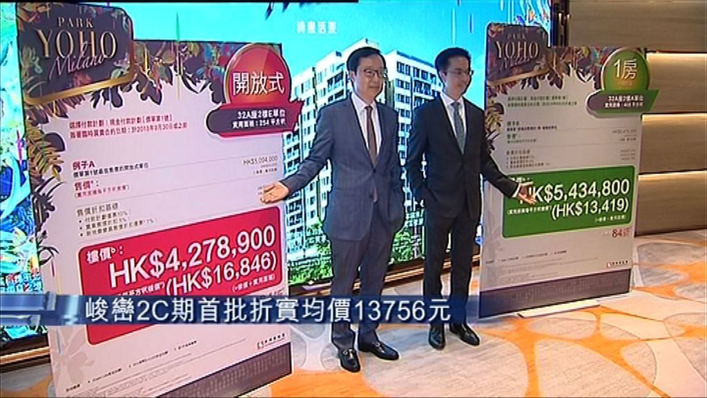 【貴絕錦田】峻巒2C期首批折實均價逾1.3萬