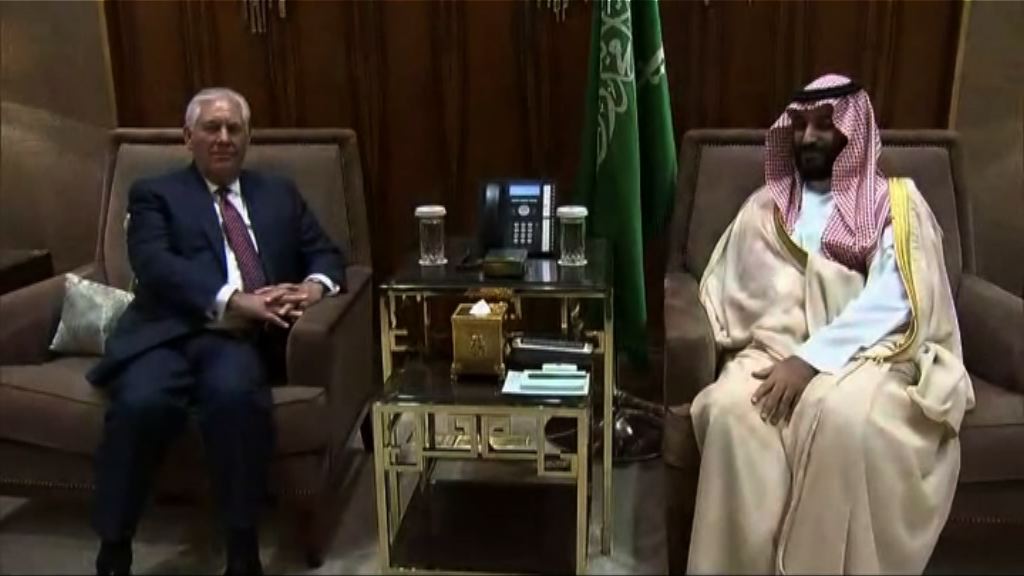 蒂勒森再籲中東國家與卡塔爾對話