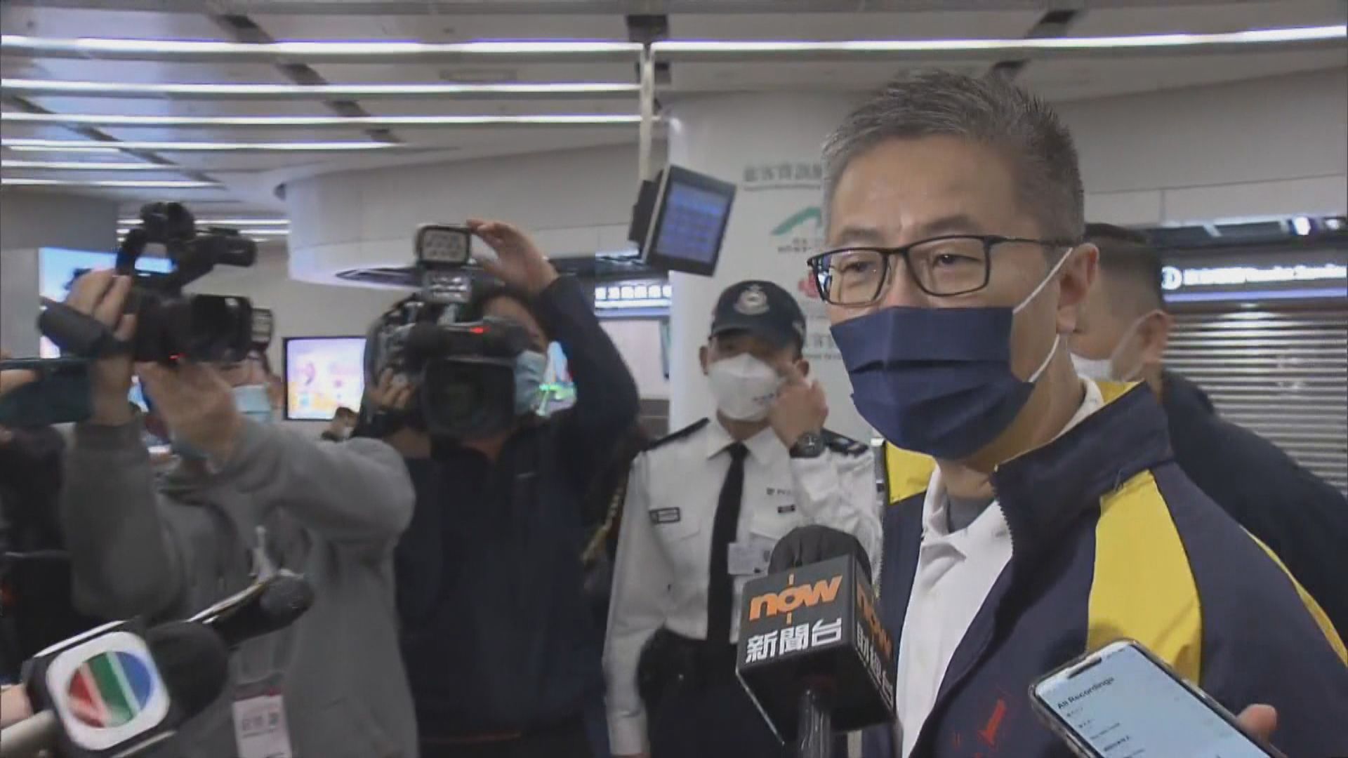 蕭澤頤：西九龍站運作暢順　會視乎情況調配警力