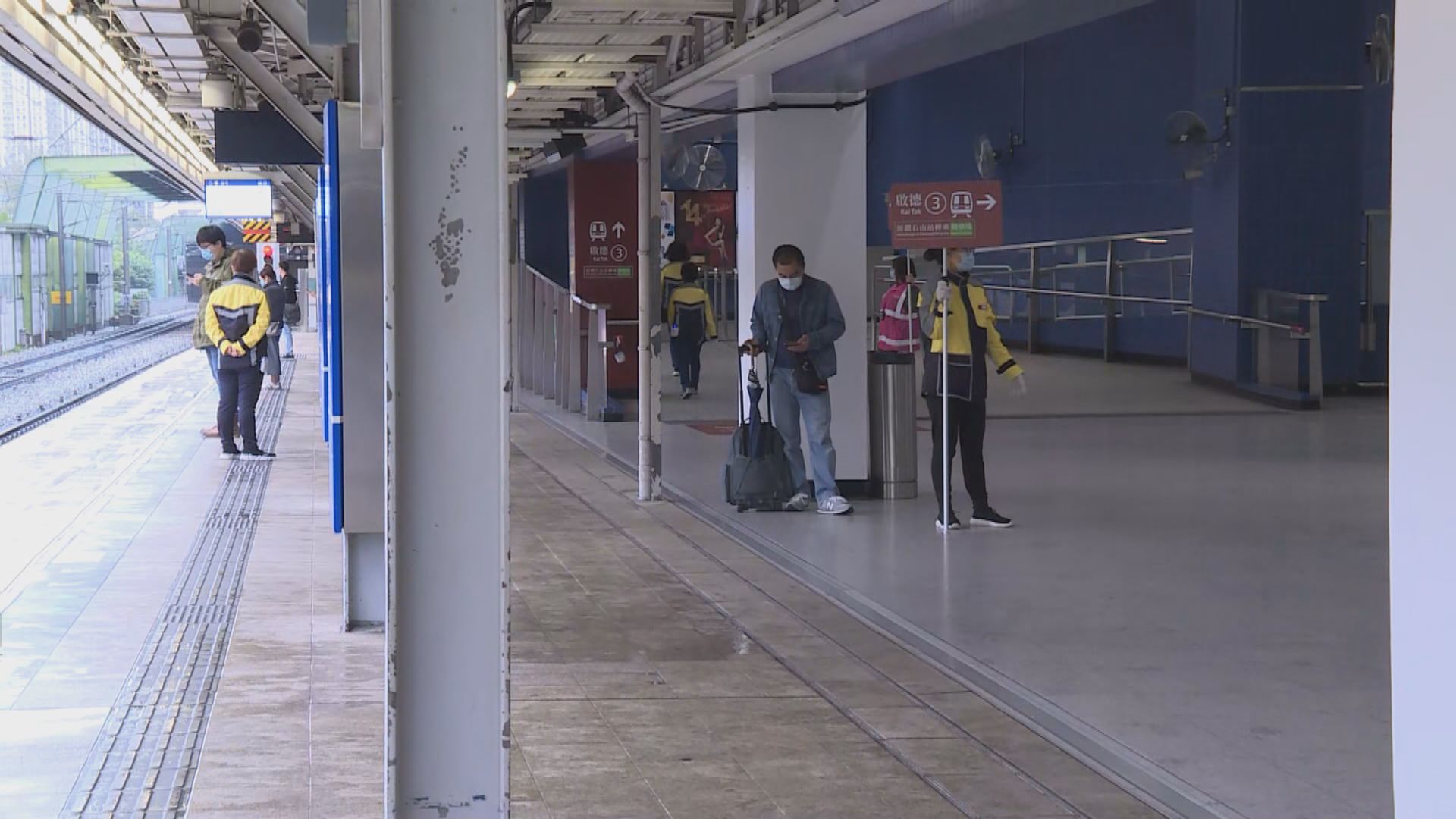 鑽石山站可轉車　大圍站人流減少