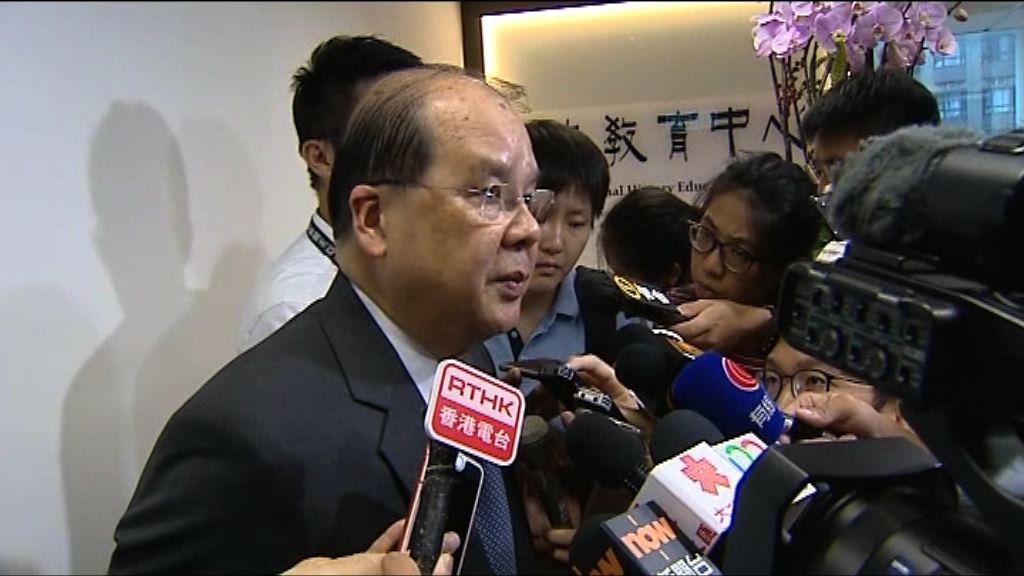 張建宗：禮頓拒到立法會政府束手無策