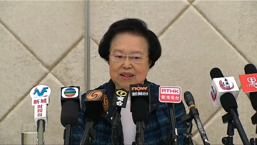 譚惠珠：人大常委決定等同法律