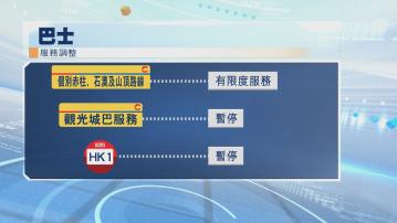 黑雨｜部分巴士路線服務有調整