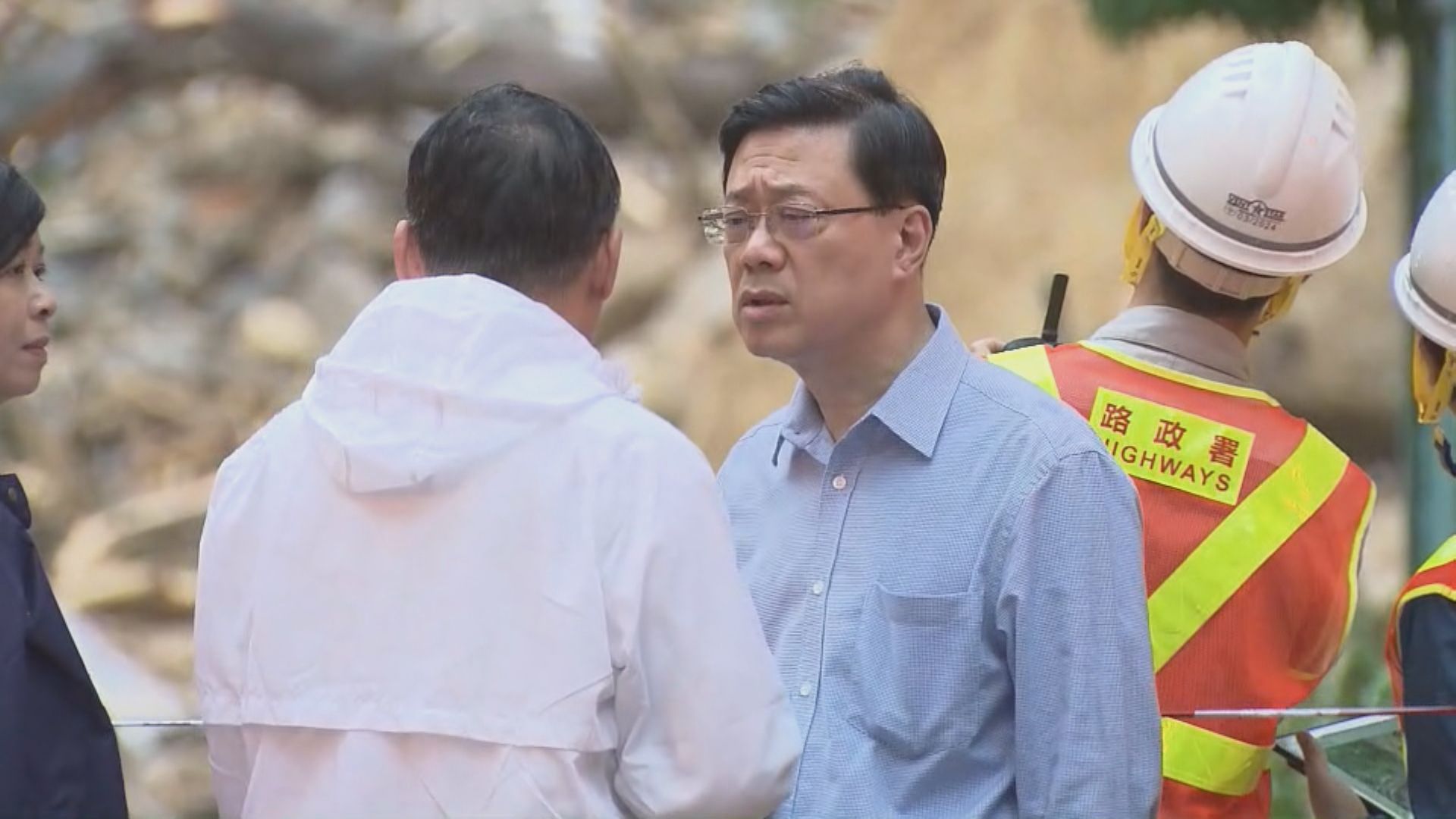 李家超落區視察災情 指將檢視預發放預警工作