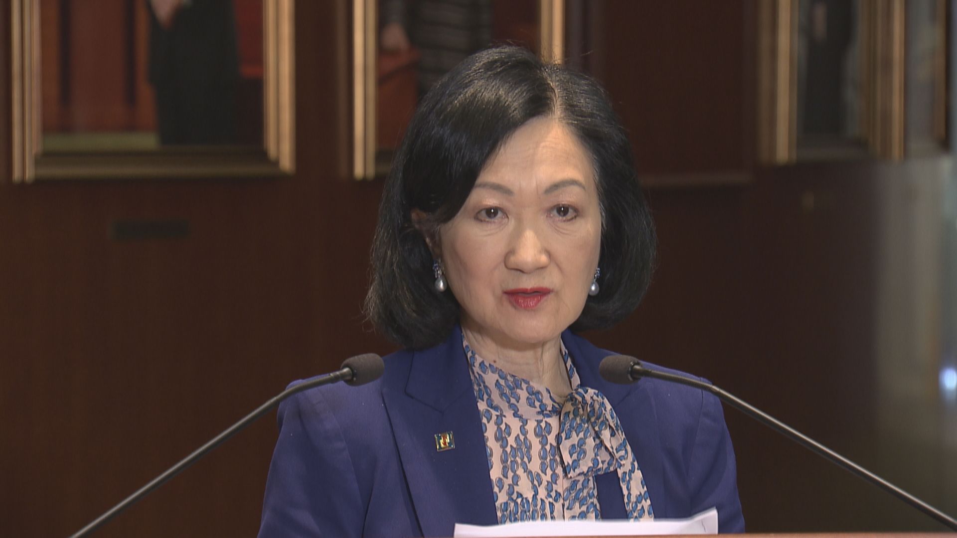 葉劉淑儀對楊鐵樑逝世表示惋惜