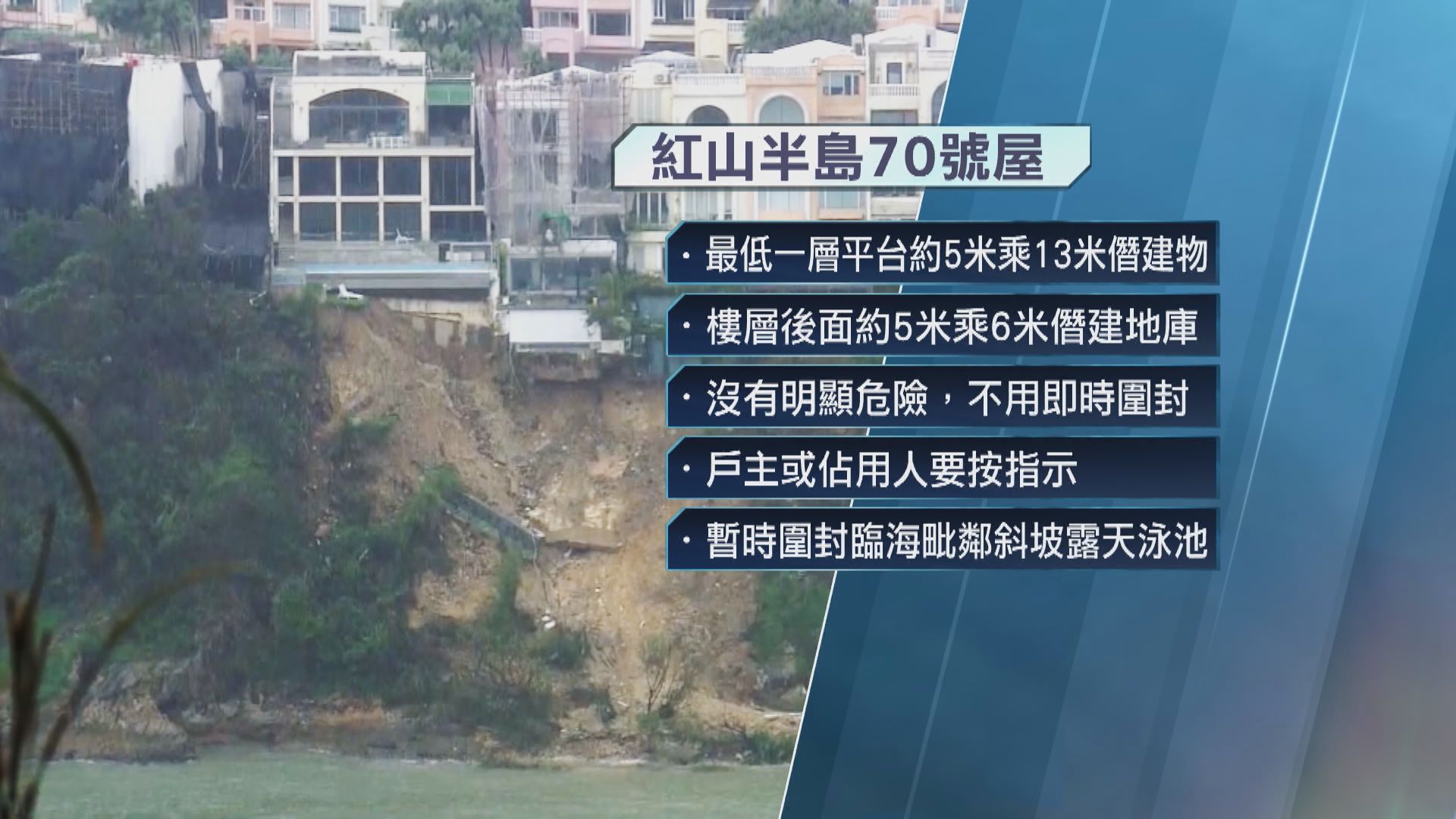 屋宇署︰紅山半島70及72號屋有僭建 將申手令入74號屋