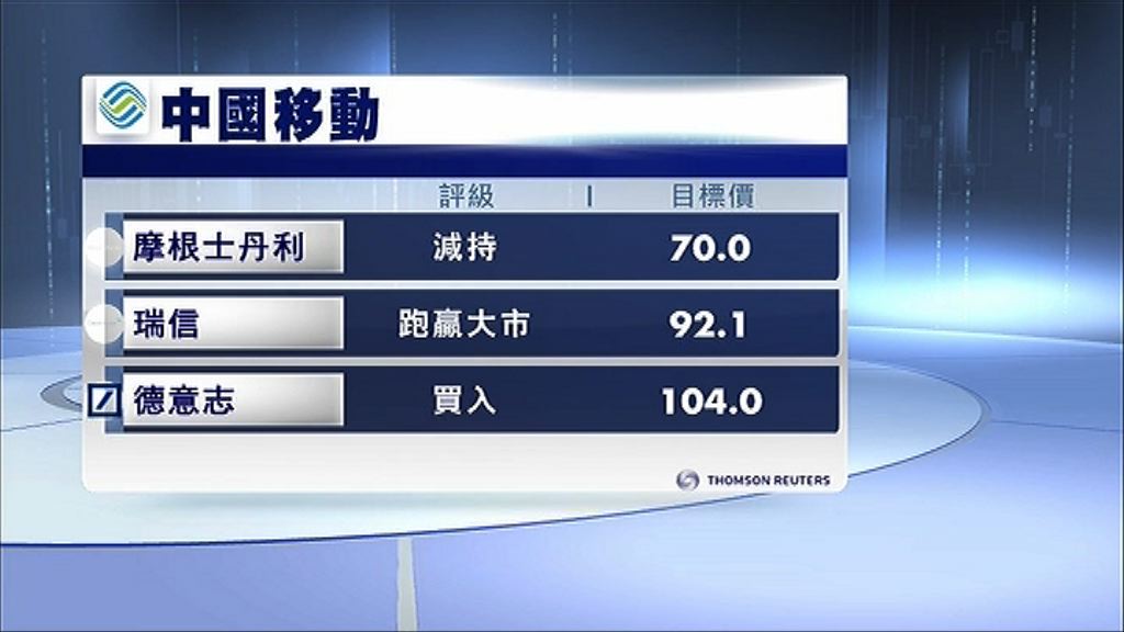 【料派息續增】德意志：必須持有中移動