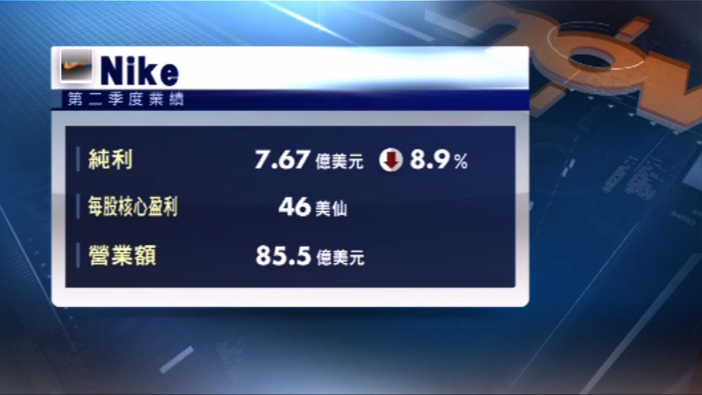 Nike季度業績好過市場預期
