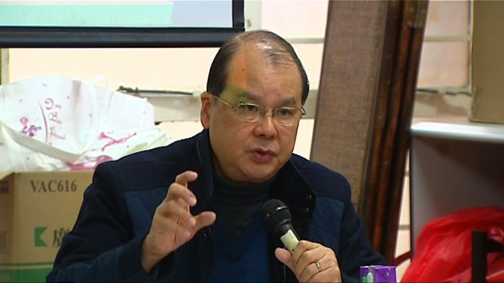 張建宗重申政府不支持「不論貧富」方案