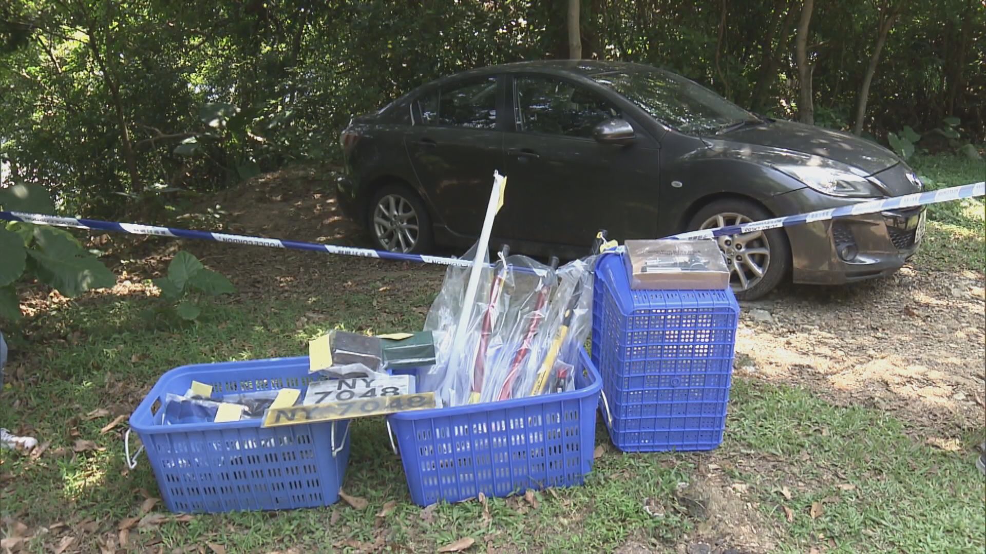 銅鑼灣表行劫案　警方城門水塘尋回賊車及涉案氣槍