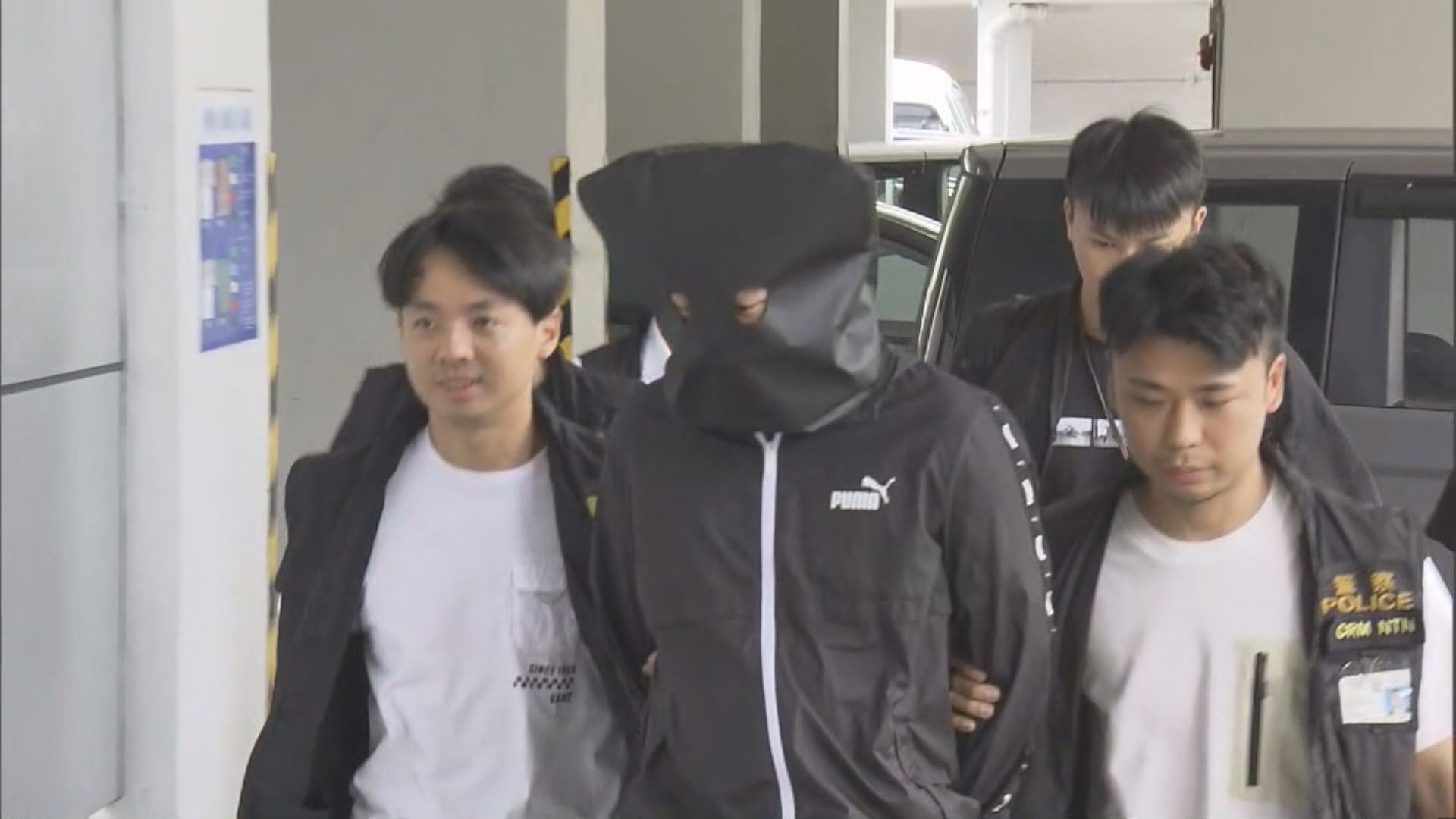 警拘九人涉屯門表行搶劫案