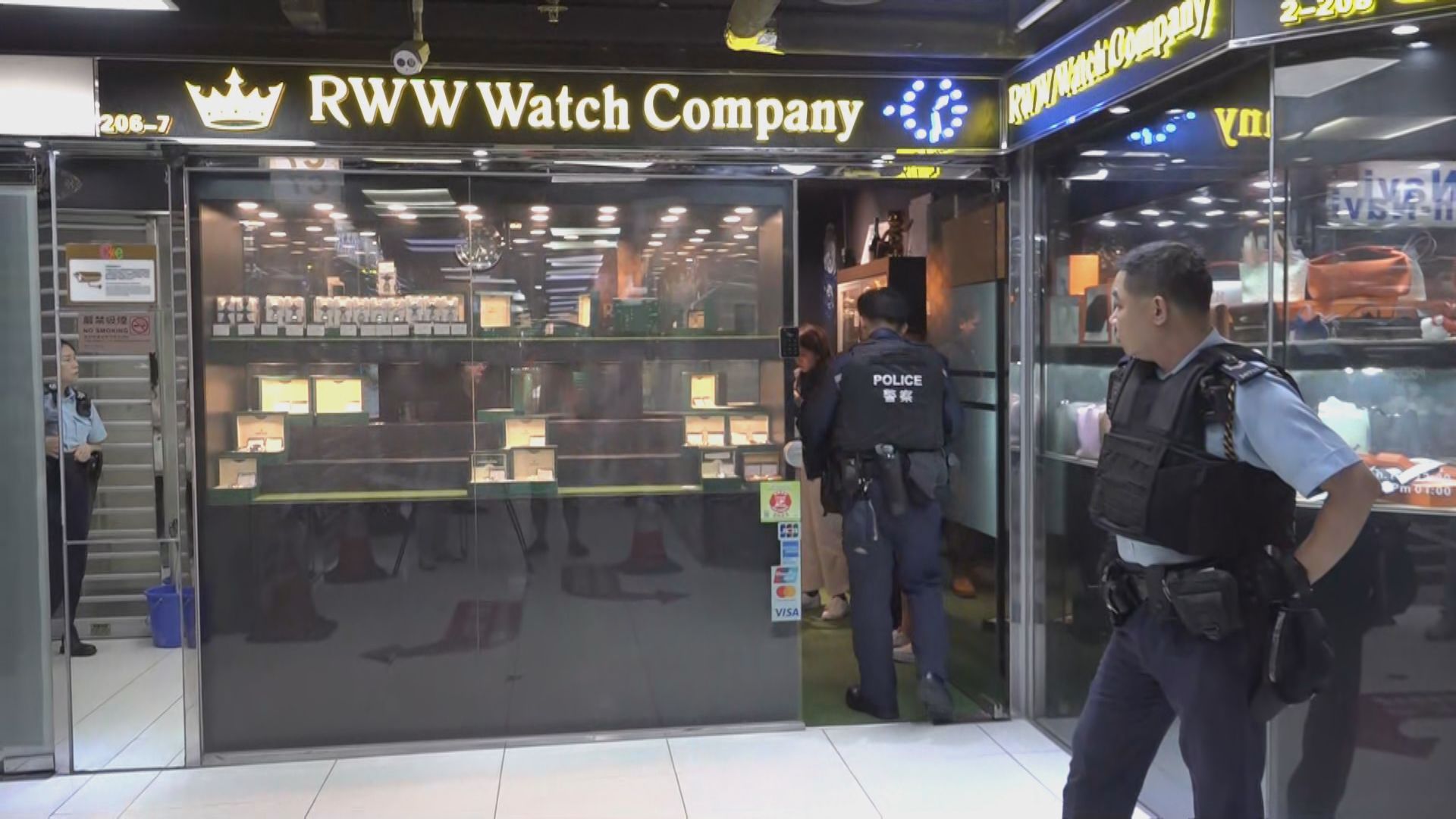 四名南亞匪劫尖沙咀表行　搶46隻名表總值1000萬元