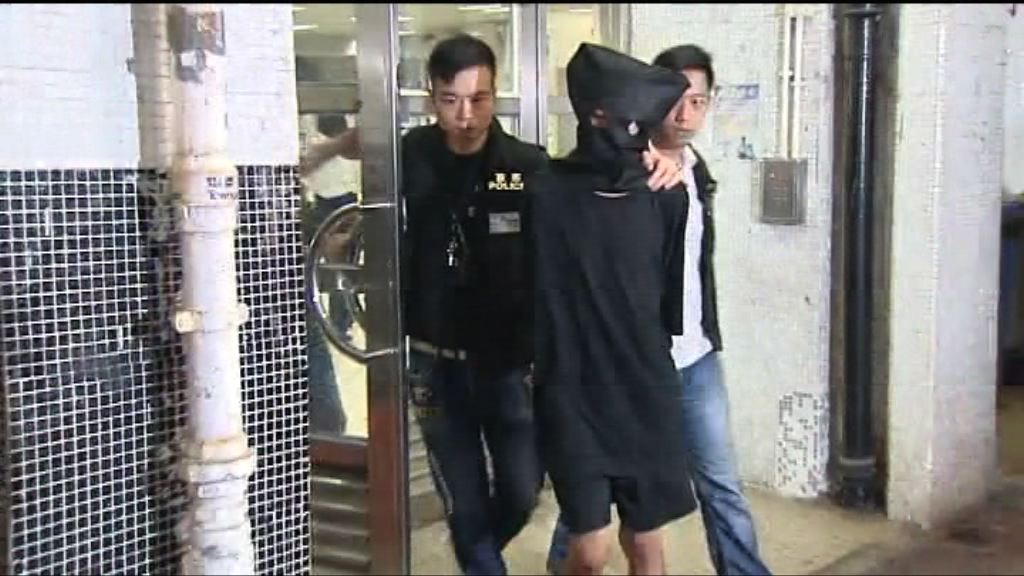 警方旺角拘一漢涉行劫及非禮