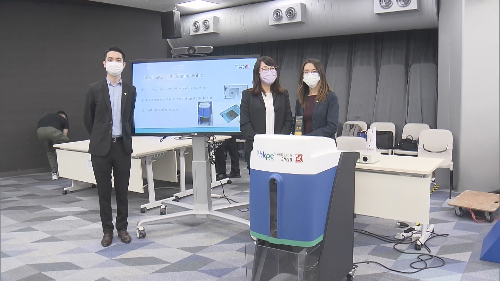 機電署智能清潔廁所系統奪政府創新比賽大獎