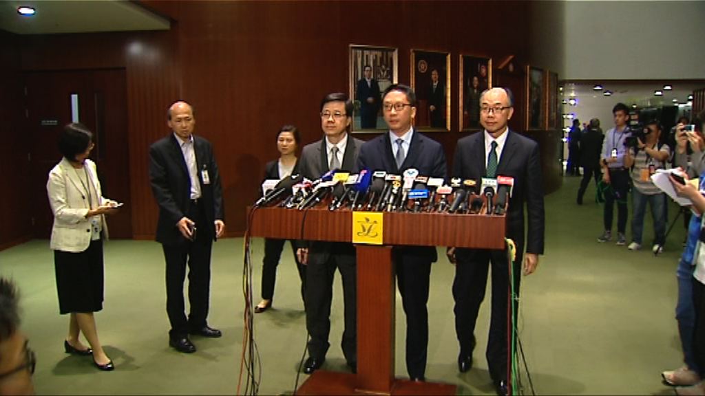 袁國強：國歌法本地立法前不執法