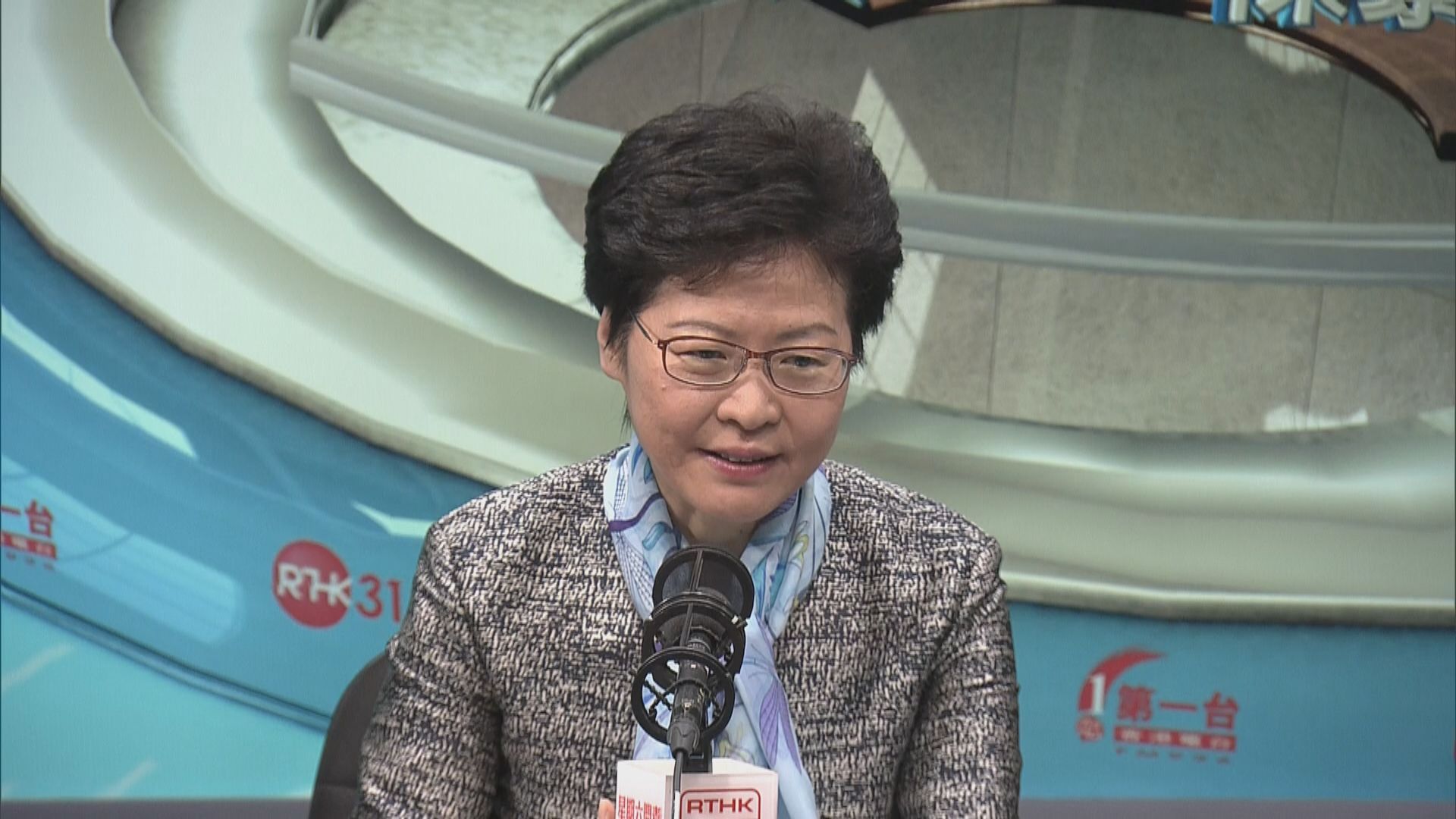 林鄭指不應就填海面積逐公里去討論