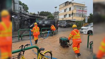 天文台：按整體天氣及雷雨帶三度發出紅雨　渠務署收到6宗水浸報告